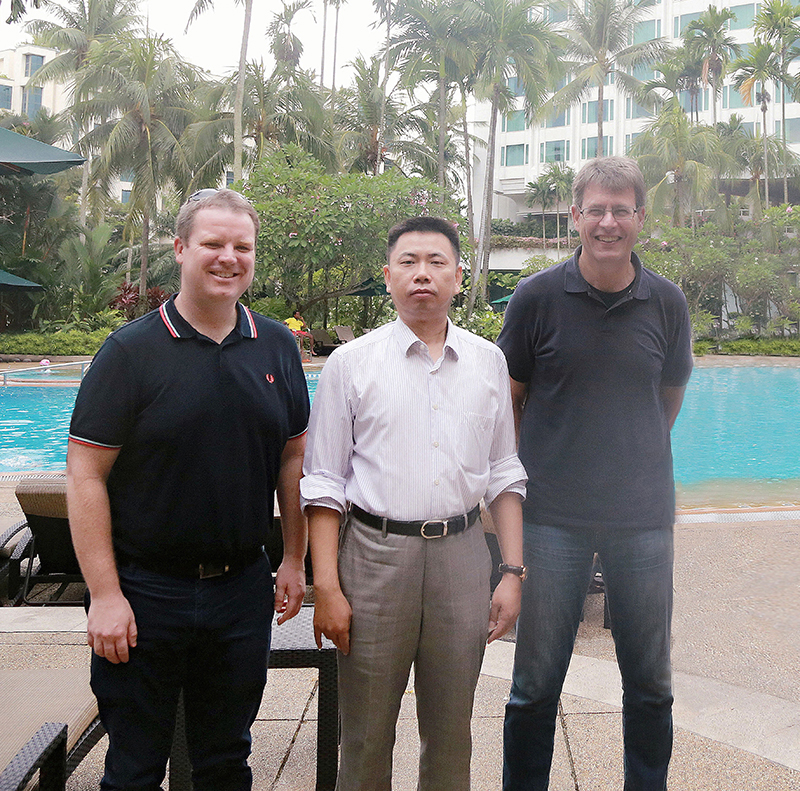新加坡香格里拉酒店ITTF-Thomas Weikert主席会谈